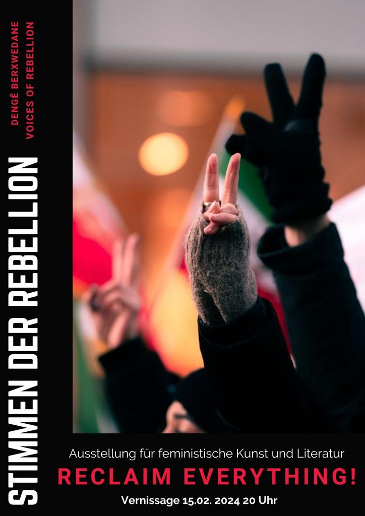 Vernissage "Stimmen der Rebellion/Dengê Berxwedane/ Voices of Rebellion"